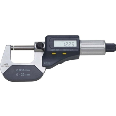 Micrometro con display digitale 0 - 25 mm 0912501 Lettura: 0.001 mm DIN 863-1 - Helios Preisser