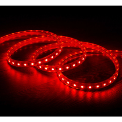 Striscia LED 220V AC 60 LED/m Rosso IP65 1m - LEDKIA en oferta