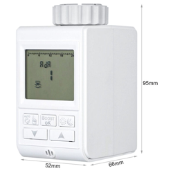 Termostato Digitale Programmabile con Sensore Valvola Per Termosifone Ad Acqua Alimentato da 3 Pile AA - LEDLUX precio