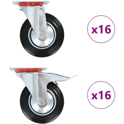 Vidaxl - Ruote Girevoli 32 pz 160 mm