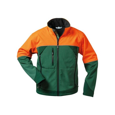 Giacca Forestale Sanddorn, Softshell,Taglias,Verde /Arancione - ELYSEE