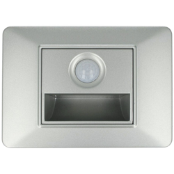 SANDASDON Segnapasso Led Con Sensore Silver 220V 1,6W Freddo 6500K Per Scatola 503 Compatibile Vimar Plana características