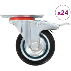 Vidaxl - Ruote Girevoli 24 pz 75 mm en oferta