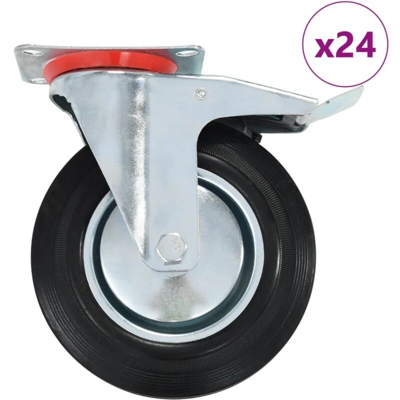 Vidaxl - Ruote Girevoli 24 pz 200 mm