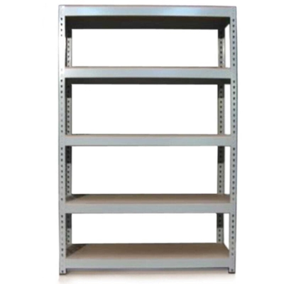 Scaffale in Acciaio Senza Bulloni Q-Rax Grigio Largo 120cm per Magazzino e Box - Monster Racking