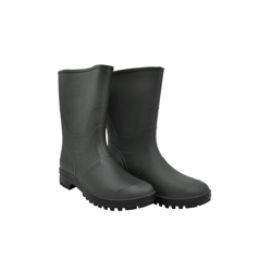 DFL - Stivali 'Tronchetto' N. 41 - Colore Verde In Pvc. Suola Nera Carrarmato. - NULL en oferta