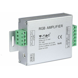v-tac vt-2407 amplificatore di segnale per controller strisce led rgb 12/24v - sku 3309 características