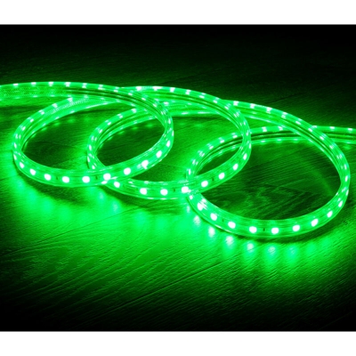 Striscia LED 220V AC 60 LED/m Verde IP65 1m - LEDKIA
