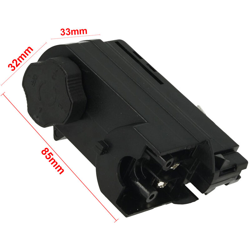 Testa Alimentazione Del Faro Led Colore Nero Con Morsetti Per Binario Trifase CB40203 - LEDLUX precio