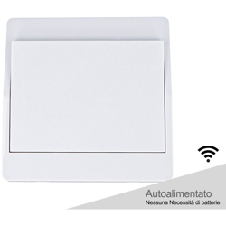 Interruttore Wireless Telecomando Senza Batteria Pila 1 Tasto Impermeabile IP65 Per Multi Ricevitori CL8220 Batteryless - LEDLUX precio