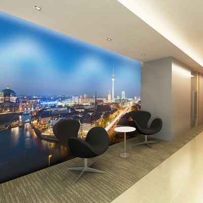 Fotomurale Berlin by night cm 200x154 cm 200x154 Artgeist