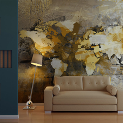 Fotomurale Mappamondo artistico cm 250x193 Artgeist precio