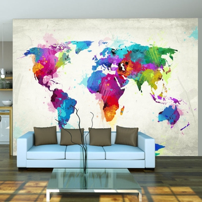 Fotomurale The map of happiness cm 200x154 Artgeist