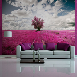 Fotomurale Prato colore fuchsia cm 250 cm 250x193 Artgeist características