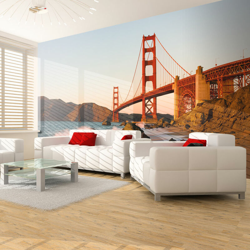 Fotomurale Il Golden Gate Bridge tra cm 200x154 Artgeist características