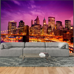 Fotomurale Manhattan e il Ponte di Bro cm 200x154 Artgeist precio