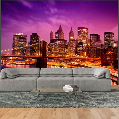 Fotomurale Manhattan e il Ponte di Bro cm 200x154 Artgeist