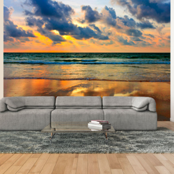 Fotomurale Un tramonto di colori sul mar cm 200x154 Artgeist características