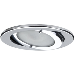 Paulmann, 985.73, Set da 3 illuminazionimobile a incasso, IP44, orientabile 3 x 20 W, 60 VA, 230/12 V, G4, 79 mm, in cromo, alluminio e vetro [Classe precio