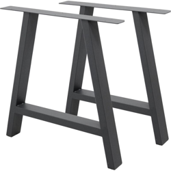 2 x Gambe del tavolo design ad A industriale base per tavolo in acciaio 70x72 cm - ECD GERMANY precio
