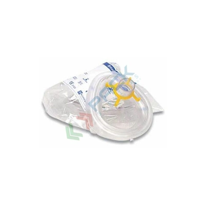 Pack Services - Maschera oronasale in PVC, trasparente con bordo pneumatico, calibro 4 (Calibro 4)