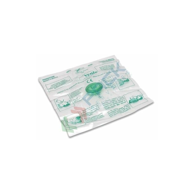 Pack Services - Rianimatore bocca bocca monouso, con istruzioni in 4 lingue IT/GB/DE/FR