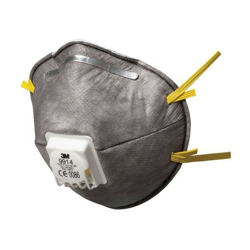 3M Mascherina Respiratore monouso 9914 con carboni attivi per Vapori Organici FFP1 NR D con valvola en oferta