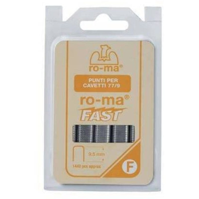 EAC - Punti per fissacavi - Art. 77/9 - Lunghezza mm. 9 - M 77 conf. 1000 pz