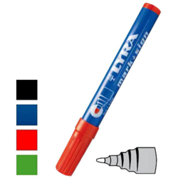 PENNARELLO INDELEBILE PUNTA FINE 4020 mm 1/4 rosso - LYRA en oferta