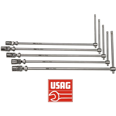 Usag 276 Ce/Se5 Serie Di 5 Chiavi A Snodo Esagonali T Snodate C. Bocca Esagonale