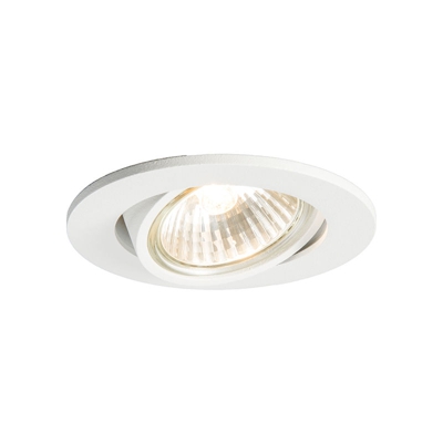 QAZQA Faretto da incasso cisco - Moderno - Alluminio - Bianco - Tondo Max. 1 x Watt