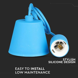 pendel portalampade con base plastica marrone tipo 3475 - V-TAC en oferta