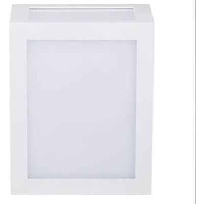 LEDLUX LD8334C Applique Lampada Led Da Muro Parete a Lanterna 12W 3000K Carcassa Bianca IP65 360 Gradi SKU-8334 - V-TAC