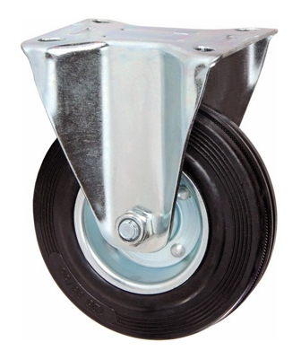 Ruota Gomma Piastra Fissa 160Mm - Maurer