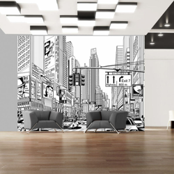 Fotomurale Sulle strade di New York cm cm 200x154 Artgeist precio