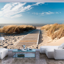 Fotomurale Spiaggia del Mare del Nord cm 200x154 Artgeist en oferta