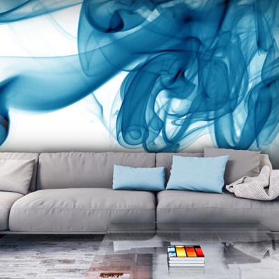 Fotomurale Fumo blu cm 200x154 Artgeist