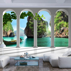 Fotomurale Sulla terrazza cm 300x210 Artgeist precio