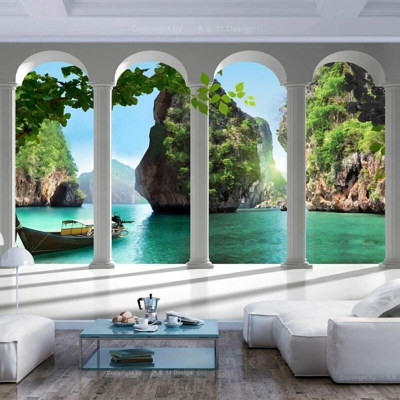 Fotomurale Sulla terrazza cm 300x210 Artgeist
