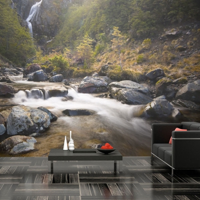 Fotomurale Ohakune Waterfalls in New Zea cm 250x193 Artgeist