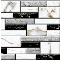 Adesivi tridimensionali impermeabili 3D per piastrelle, 30 * 34 cm - ASUPERMALL precio