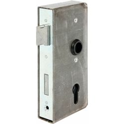 Astuccio per Serratura in Acciaio Grezzo con Serratura Zincata Entrata 55 Mm, Distanza 72 Mm, Profondità 34Mm - 413415 - Gah-alberts en oferta