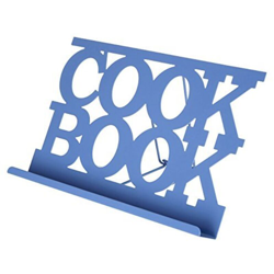 Premier Housewares smalto Cook Book Stand, colore: nero, metallo, Blue, 18 x 30 x 18 cm características