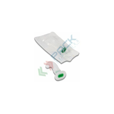Pack Services - Cannula oro-faringea di guedel, sterile anatomica, calibro 2, lunghezza 80 mm, colore verde (Calibro 2 - Lunghezza 80 mm)