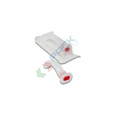 Cannula oro-faringea di guedel, sterile anatomica, calibro 4, lunghezza 100 mm, colore rosso (Calibro 4 - Lunghezza 100 mm) - PACK SERVICES