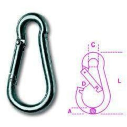 MOSCHETTONE POMPIERE mm 160 - STAMPERIA CARCANO GIUSEPPE en oferta