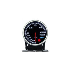 Manometro Analogico Pressione Turbo BAR Boost Gauge 52mm 12V Auto Doppio Ingresso Alimentazione 10 Colori - BEZEL en oferta