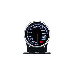 Termometro Manometro Analogico Temperatura Olio Oil Temp Gauge 52mm 12V Auto Doppio Ingresso Alimentazione 10 Colori - BEZEL en oferta