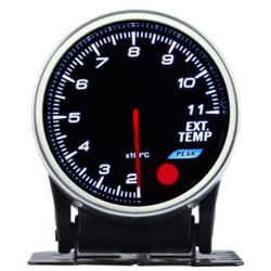 Manometro Analogico Temperatura Gas di Scarico Exhaust Temp Gauge 52mm 12V Auto Doppio Ingresso Alimentazione 10 Colori - BEZEL características