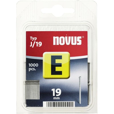Novus, Chiodi - tipo J 1000 pezzi 044-0064 staffe tipo J/19 dimensioni:19 mm x 1,2 mm